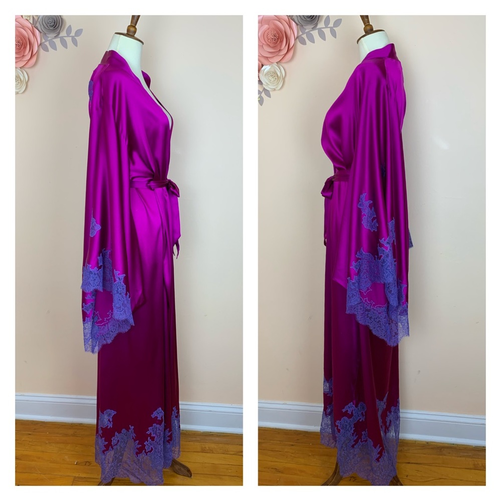 New! Rare AGENT PROVOCATEUR Elizabelle Silk Gown - Picture 10 of 16